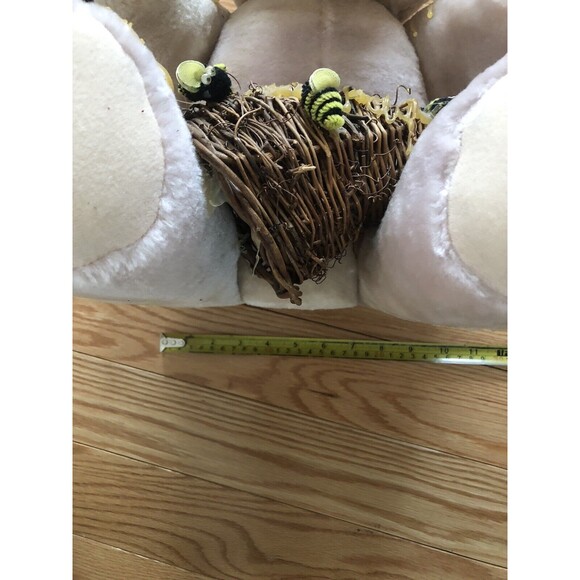 Bumble Bee Plush Bear with Honey 15" Tall 3 lb. Rare - Picture 10 of 10
